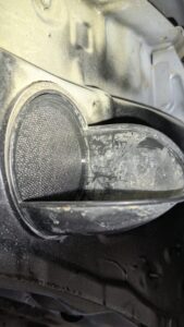 tacoma intake hole filter installed