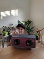 diy bluetooth speaker with phoenix the cat