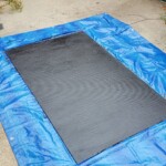 chalkboard paint on cement backer board