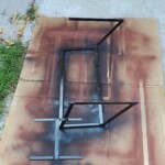 keyboard mouse frame painted