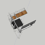 bed desk version 1 top view